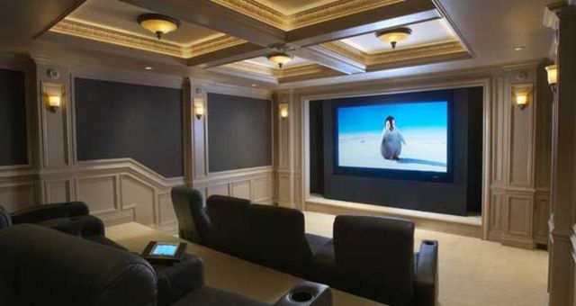 Home Entertainment System Finance Program Contractor With Customer 