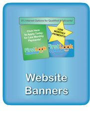 Consumer Finance Website Banners