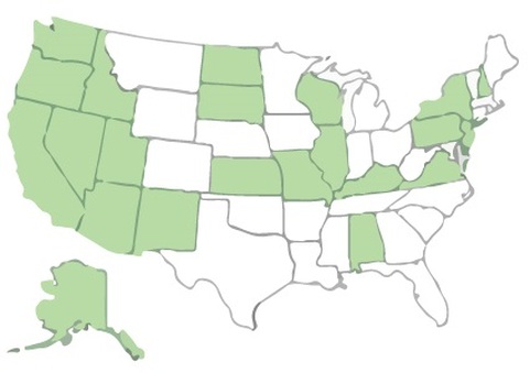 Approved States For Sub-Prime Financing Program